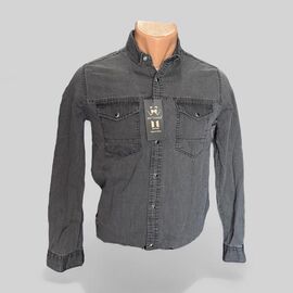 Фотография Рубашка мужская 5249 grey р.S-2XL "ROLADA" недорого оптом от прямого поставщика