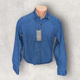 Фотография Рубашка мужская 5250 blue р.S-2XL "ROLADA" недорого оптом от прямого поставщика