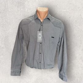 Фотография Рубашка мужская 5252 grey р.S-2XL "ROLADA" недорого оптом от прямого поставщика