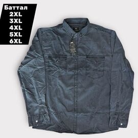 Сорочка чоловіча 5262 blue р.2XL-6XL "ROLADA" недорого оптом від прямого постачальника