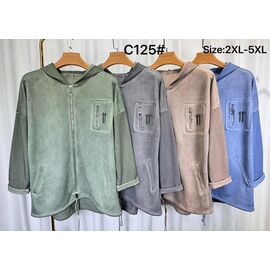 Кофта жіноча C125 grey р.2XL-5XL "Kaffir Lily" недорого оптом від прямого постачальника