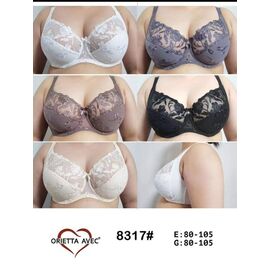 Жіночий бюстгалтер 8317G grey р.G "Diorella" недорого оптом від прямого постачальника