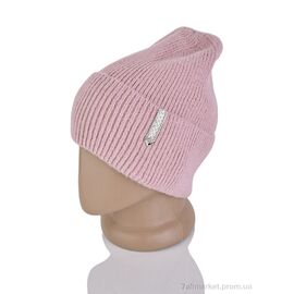 Жіноча шапка Зима 9-13 pink (5 шт. р.сіткаOne size) "TUZZI" недорого оптом від прямого постачальника