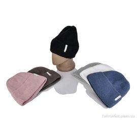 Жіноча шапка Зима 9-13 mix (5 шт. р.сіткаOne size) "TUZZI" недорого оптом від прямого постачальника