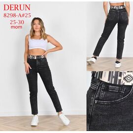 Фотография Джинсы женские 8298A black р.25-30 "Leen" недорого оптом от прямого поставщика