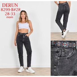 Фотография Джинсы женские 8299B black р.28-33 "Leen" недорого оптом от прямого поставщика