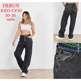 Фотография Джинсы женские 8305C black р.30-36 "Leen" недорого оптом от прямого поставщика