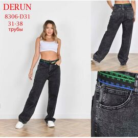 Фотография Джинсы женские 8306-D31 black р.31-38 "Leen" недорого оптом от прямого поставщика