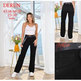 Фотография Джинсы женские 8358A black р.25-30 "Leen" недорого оптом от прямого поставщика