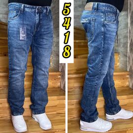 Джинси чоловічі 5418 blue р.31-38 "God Baron" недорого оптом від прямого постачальника