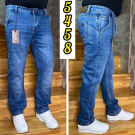 Джинси чоловічі 5458 blue р.30-40 "God Baron" недорого оптом від прямого постачальника