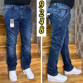 Джинси чоловічі 9248 blue р.32-40 "God Baron" недорого оптом від прямого постачальника