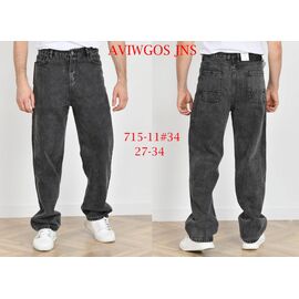 Джинси чоловічі 715-11 grey р.27-34 "God Baron" недорого оптом від прямого постачальника