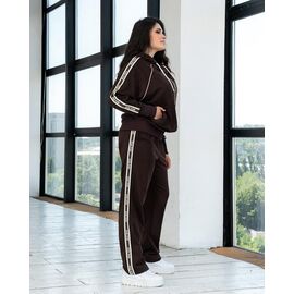 Фотография Костюм спортивный женский тёплый Д146 brown р.XL-4XL "AZNA" недорого оптом от прямого поставщика