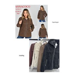 Фотография Куртка женская демисезонная 1233-3 beige р.S-L "DKNSEL" недорого оптом от прямого поставщика