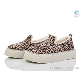 Фотография Слипоны женские тканевые зима 2025-51-2 (8 пар р.36-40) "Obuvok" недорого оптом от прямого поставщика