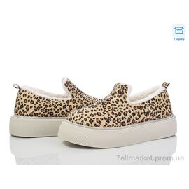 Фотография Слипоны женские тканевые зима 2025-51-4 (8 пар р.36-40) "Obuvok" недорого оптом от прямого поставщика