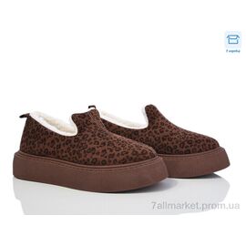 Фотография Слипоны женские тканевые зима 2025-51-5 (8 пар р.36-40) "Obuvok" недорого оптом от прямого поставщика