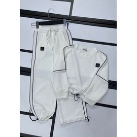 Фотография Костюм детский спортивный на девочку K95 white р.128-152 "Kosmy" недорого оптом от прямого поставщика