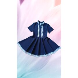 Фотография Платье детское лёгкое на девочку 973 navy р.122-146 "Marimaks" недорого оптом от прямого поставщика