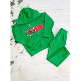 Костюм дитячий спортивний на дівчинку 953 green р.122-140 "Marimaks" недорого оптом від прямого постачальника