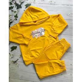 Костюм дитячий спортивний на дівчинку 948 yellow р.122-140 "Marimaks" недорого оптом від прямого постачальника
