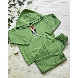 Костюм дитячий спортивний на дівчинку 949 khaki р.122-140 "Marimaks" недорого оптом від прямого постачальника