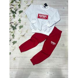 Костюм дитячий спортивний на дівчинку 1028 red р.122-140 "Marimaks" недорого оптом від прямого постачальника