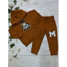 Костюм дитячий спортивний на дівчинку 950 brown р.92-116 "Marimaks" недорого оптом від прямого постачальника