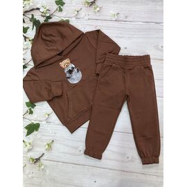 Костюм дитячий спортивний на дівчинку 139 brown р.92-116 "Marimaks" недорого оптом від прямого постачальника