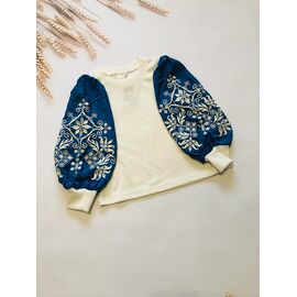 Фотография Свитер детский на девочку M65 beige р.128-146 "Moda school" недорого оптом от прямого поставщика