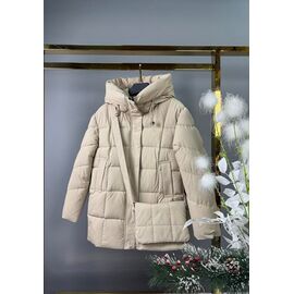 Фотография Курка детская зимняя на девочку CP66 beige р.140-146 "Delfinka" недорого оптом от прямого поставщика