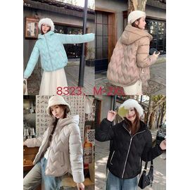 Куртка жіноча демісезонна 8323 l.blue р.M-2XL "Dorimodes" недорого оптом від прямого постачальника