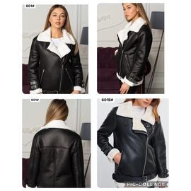 Куртка жіноча зимова DL601 black-white р.S-L "Dorimodes" недорого оптом від прямого постачальника