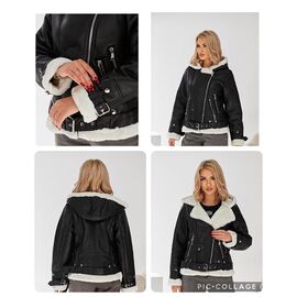 Фотография Куртка женская зимняя DM620 black р.S-L "Dorimodes" недорого оптом от прямого поставщика