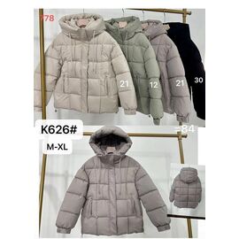 Куртка жіноча демісезонна K626-21 beige р.M-XL "Dorimodes" недорого оптом від прямого постачальника