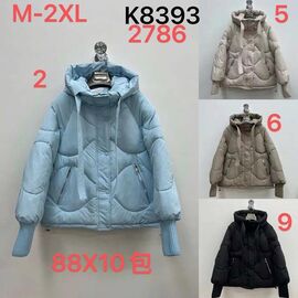 Фотография Куртка женская демисезонная K8393-2 l.blue р.42-48 "Dorimodes" недорого оптом от прямого поставщика