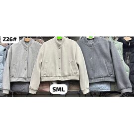 Фотография Куртка женская демисезонная Z26 d.grey р.S-L "Dorimodes" недорого оптом от прямого поставщика