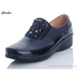 Фотография Туфли женские стильные Весна/осень 57225-9 (8 пар р.37-42) "Chunsen" недорого оптом от прямого поставщика