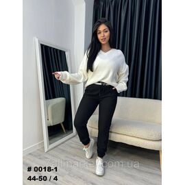 ПОЛУБІТАЛЬНІ ЖІНОЧІ СПОРТИВНІ ШТАНИ, ТРИКОТАЖ З СТРЕЙЧОМ "PARTNERS" недорого від прямого постачальника