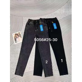 Джинси жіночі 5056-1 black р.25-30 "DKNSEL" недорого оптом від прямого постачальника