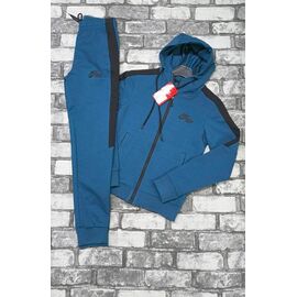 Костюм дитячий спортивний на хлопчика H444 blue р.7-12 "Hai" недорого оптом від прямого постачальника