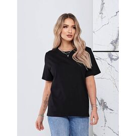 Фотография Футболка женская 1001 black р.44-48 "Lelis" недорого оптом от прямого поставщика