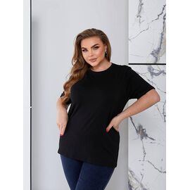 Фотография Футболка женская 1002 black р.48-52 "Lelis" недорого оптом от прямого поставщика