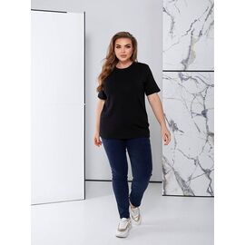 Фотография Футболка женская 1003 black р.52-56 "Lelis" недорого оптом от прямого поставщика