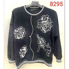 Светр жіночий 8295 black р.52-62 "LIDA" недорого оптом від прямого постачальника