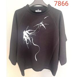 Светр жіночий 7866 black р.52-62 "LIDA" недорого оптом від прямого постачальника