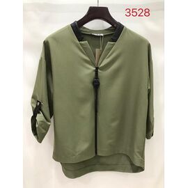 Кофта жіноча 3528 khaki р.52-62 "LIDA" недорого оптом від прямого постачальника
