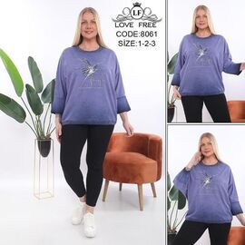 Костюм жіночий 8061 blue р.54-58 "Julia" недорого оптом від прямого постачальника