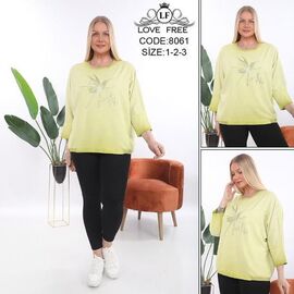 Костюм жіночий 8061 l.green р.54-58 "Julia" недорого оптом від прямого постачальника